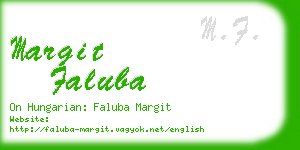 margit faluba business card